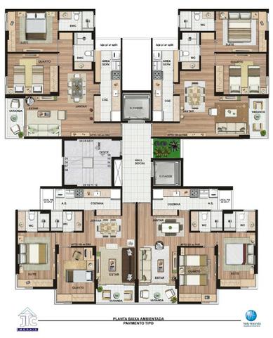 RS30 - Apartamento com 2 quartos em Piedade, poucos minutos da praia - Foto 3