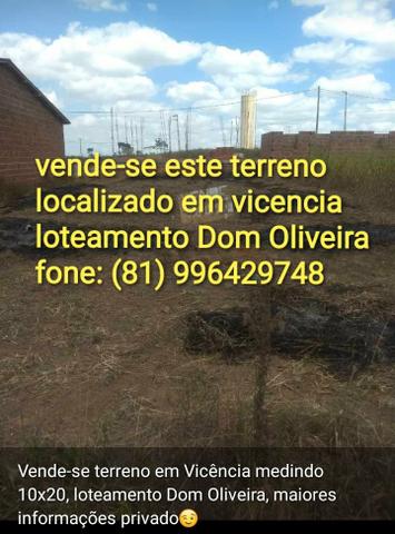 Vende-se terreno em Vicência