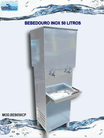Bebedouro inox industrial 50 litros