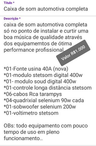 Caixa de som automotiva - Foto 3