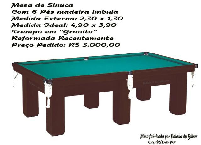 Mesa de Sinuca