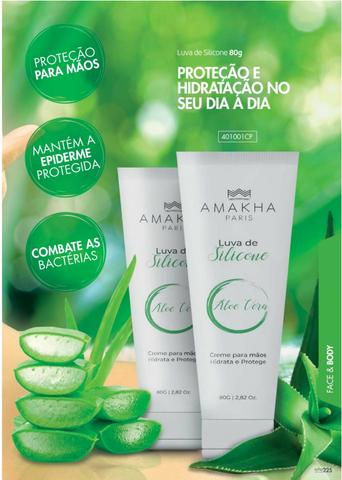Luva de Silicone Aloe Vera