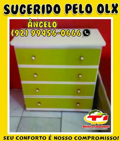 Cômoda 4gavetas diversas cores - Foto 2