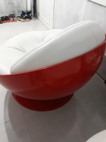 Vendo poltrona em couro - Foto 3
