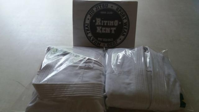 Kimono Karatê infantil M3 Branco produtos novos e embalados - Foto 2