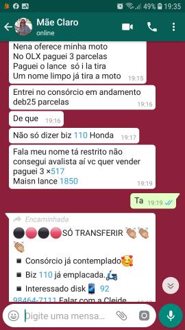 LEIA O ANUNCIO (MOTO biz 110 Honda) - Foto 2