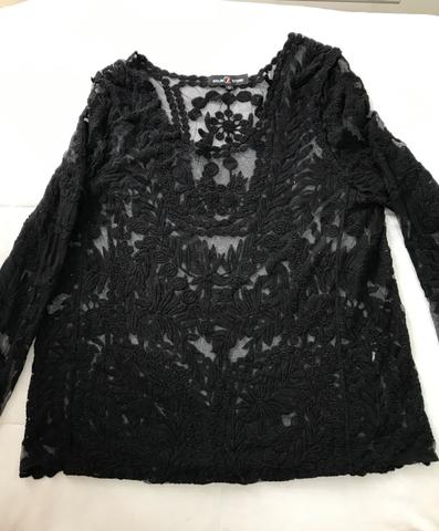Blusa transparente