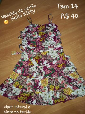 Vestido Hello Kitty tam 14