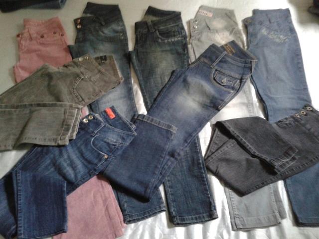 Brecho Lote Calça Jeans 300 peças Vários Tamanhos