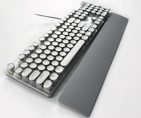 Teclado Mecânico para Jogos F2088 rgb led backlit 104 Chaves