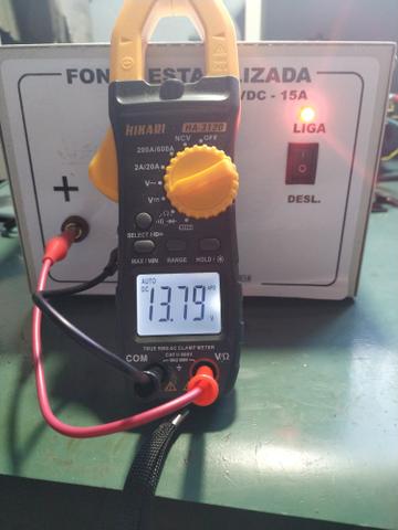 Fonte estabilizada 13,8v por 15 amperes
