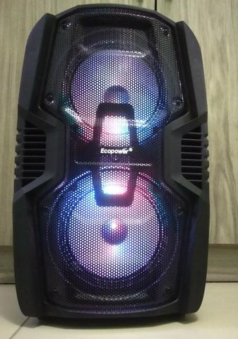 Caixa De Som Amplificada Bluetooth,250wrms + 1 Microfone S/f