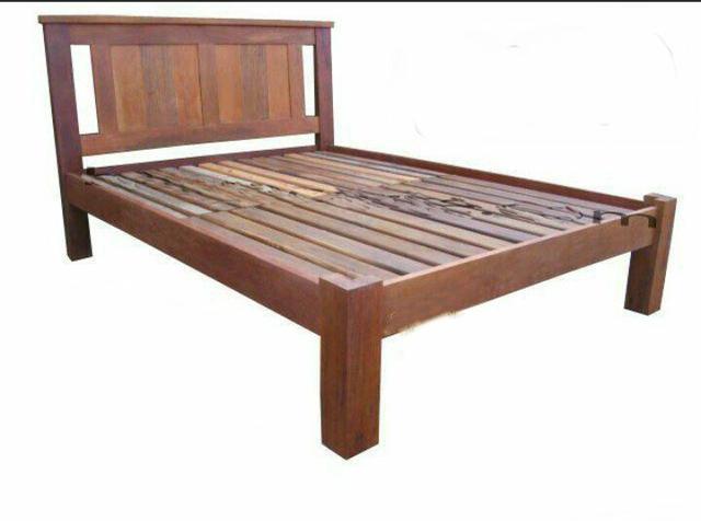 Cama em jatobá ( madeira de lei ) - Foto 2