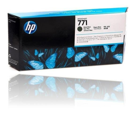 Cartucho hp 771 matte black 775ml original data expirada