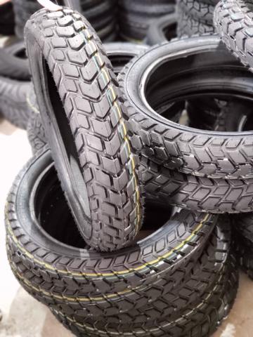 Pneu ecológico moto 110/90 17 90/90 19 Honda Nxr Bross - Foto 3