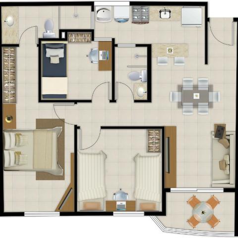 Vendo apartamento em Messejana com 3 quartos, pagamento facilitado - Foto 13