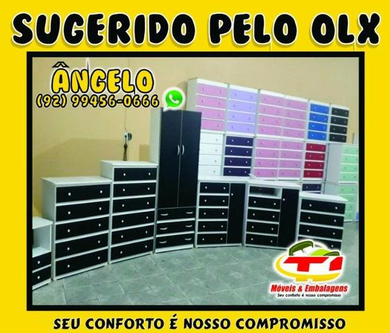 Cômoda 4gavetas diversas cores - Foto 5