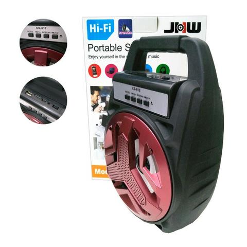 Caixa de Som Jhw Cs-812 Cs-811 Bluetooth Portátil Led Usb Mp3 Radio Fm - Foto 2