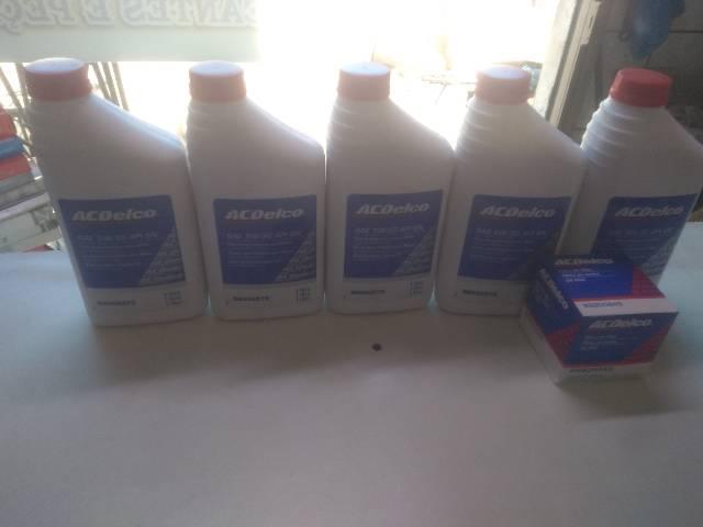 Kit Troca de Óleo 5W30 Semissintetico Acdelco