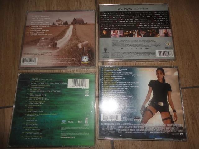 5 CDs Originais / Resgate Soldado Ryan / O Corvo / Tomb Raider / Godzilla - Foto 2