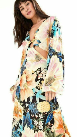 Vestido longo Farm - Foto 3