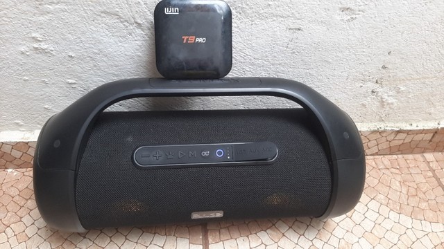 Vendo um aparelho iptv t9pro + uma caixa de som Bluetooth da pulse 602  - Foto 5
