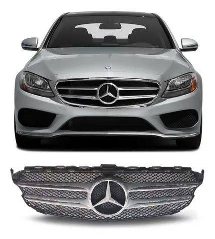 Grade Radiador Mercedes C180 2015 2016 2017 2018 Sem o Emblema