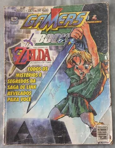 Revista Gamers Book Zelda Ocarina Of Time Detonado Raro