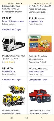 Kit Coleção Carrinhos 25 Peças Caminhões e Carretas Brinquedo