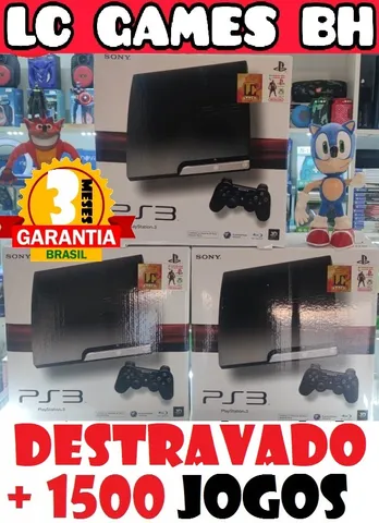 Sony Playstation 3 Slim Ps3 Play 3 1000 Jogos