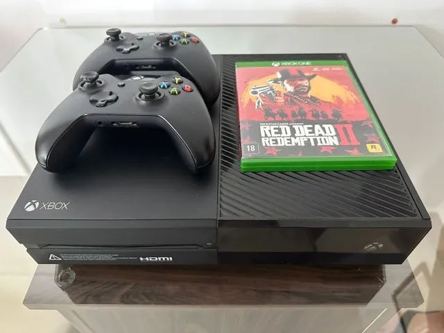 Xbox One 500gb Completo + Jogo + Controle Original + Hdmi