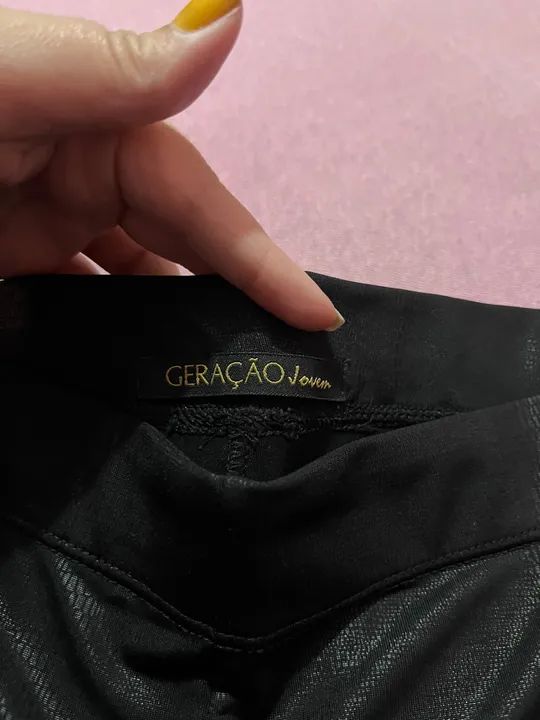 Calça Legging Flare Preta M  - Foto 2