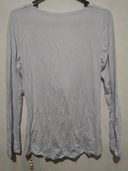 Blusa transpassada branca - Foto 3