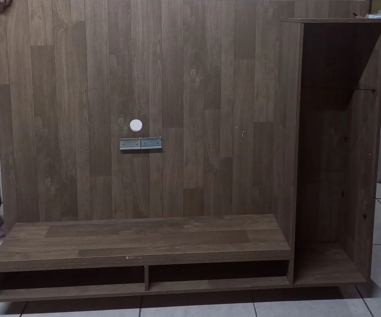 Rack com Painell para TV com estante na leteral - Foto 3