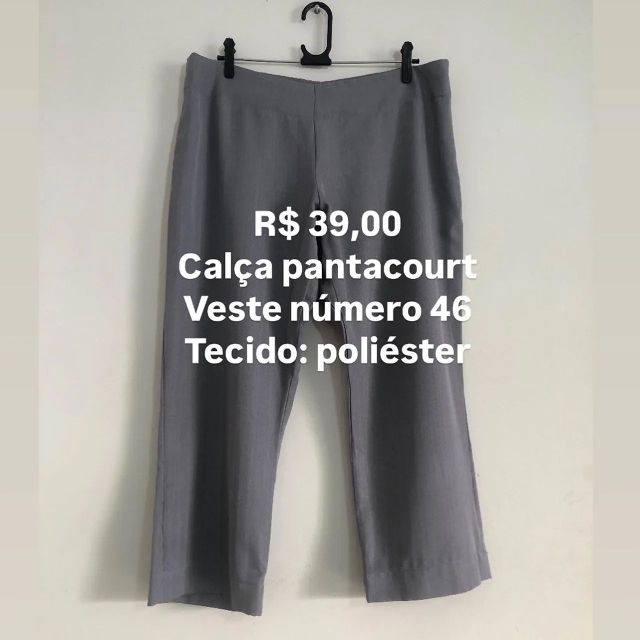 Calça capri feminina número 46