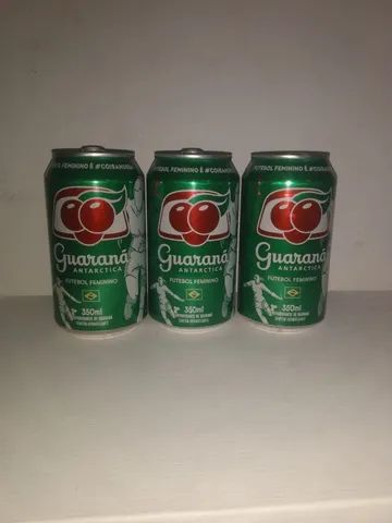 Latinhas: Coleção Futebol Feminino Guaraná kit Com 3 - Raro