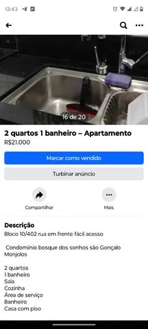 Captação de Apartamento para locação na Estrada João de Abreu, Monjolos, São Gonçalo, RJ