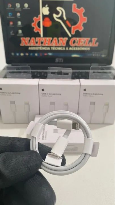 CABO IPHONE USB-C COM GARANTIA - Foto 3
