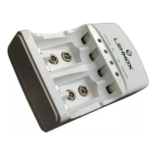 Carregador De Pilhas Rápido Bivolt + 4 Pilha Aa  - Foto 2