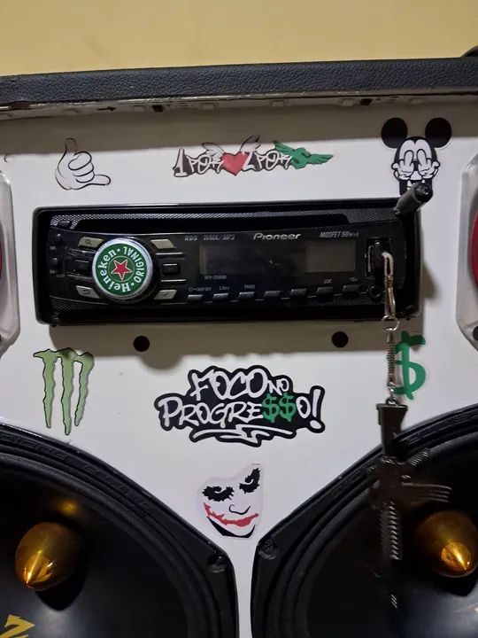 Toca cd pioneer mosfet 50wx4 Bluetooth 