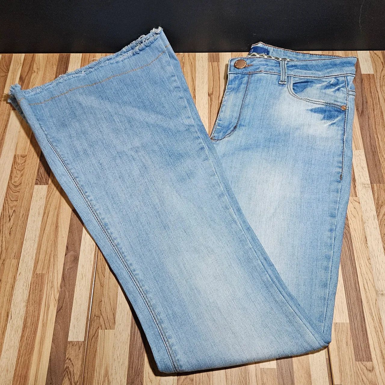 Calça Boca de Sino Ak Jeans 40 - Foto 4