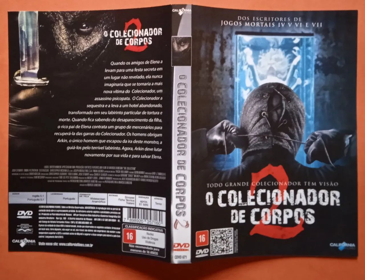 Dvd O Colecionador de Corpos 1 e 2 - Foto 5