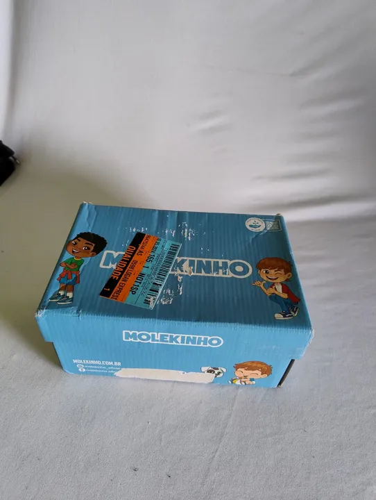 Tênis Molekinho Calce Fácil Menino, Marinho, Amarelo Neo tamanho 21 original novo
