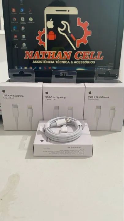 CABO IPHONE USB-C COM GARANTIA