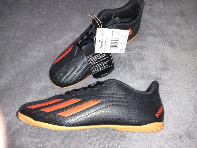 Chuteira Oficial Adidas Deportivo II IN Futsal, tamanho 40. Nova! Na etiqueta! Original!  - Foto 3