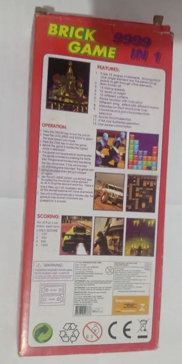 Jogo Eletrônico Brick Game 9999 in 1 - Foto 4