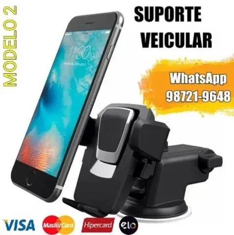 Suporte para carro fixação no painel e para-brisa top qualidade 