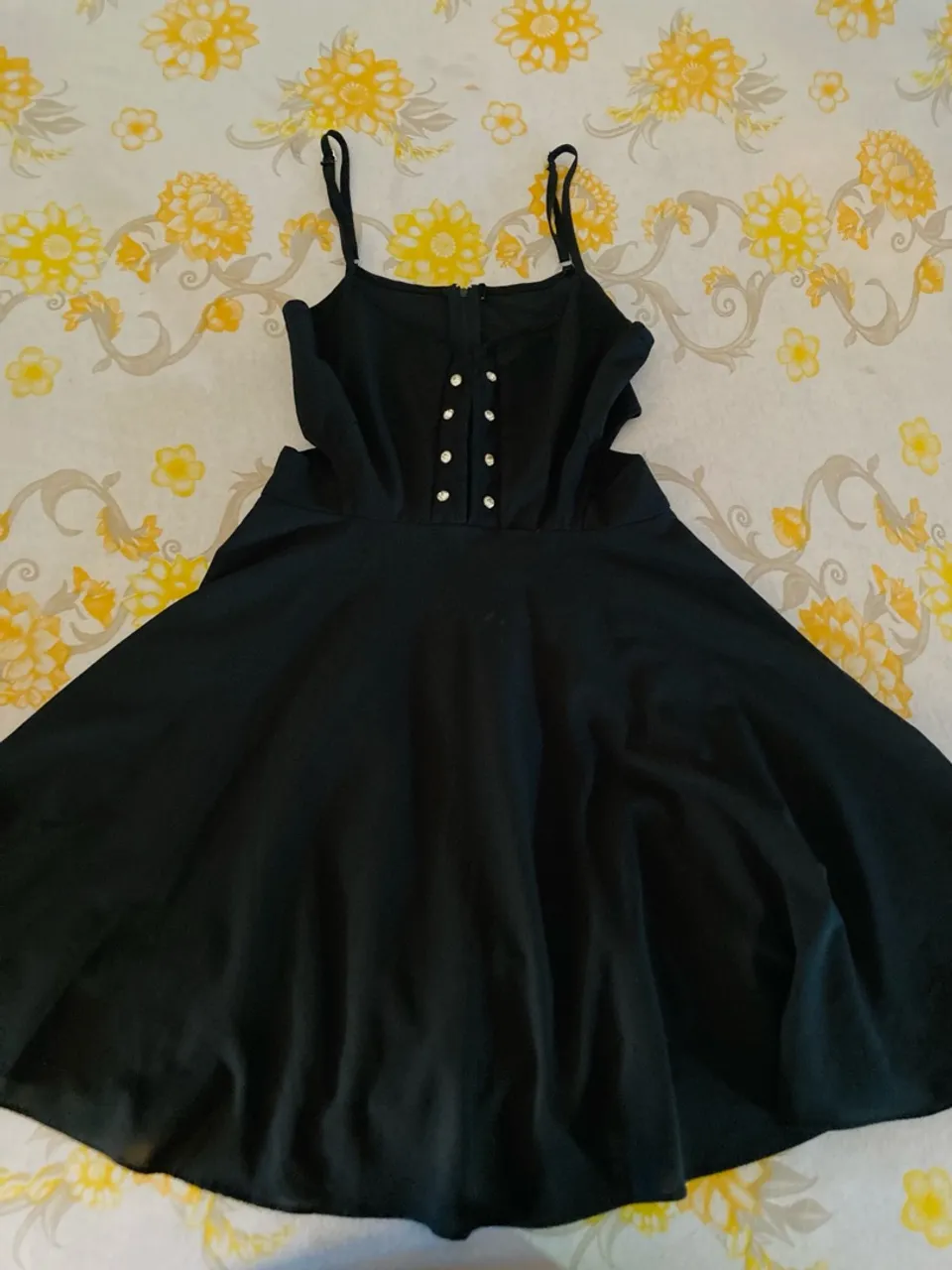 Vestido Preto rodado
