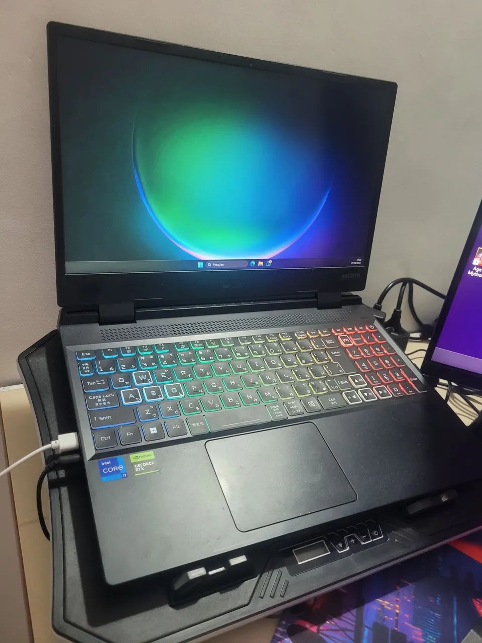 Notebook Gamer RTX4060 DEFEITO PLACA ACEITO TROCA - Foto 4