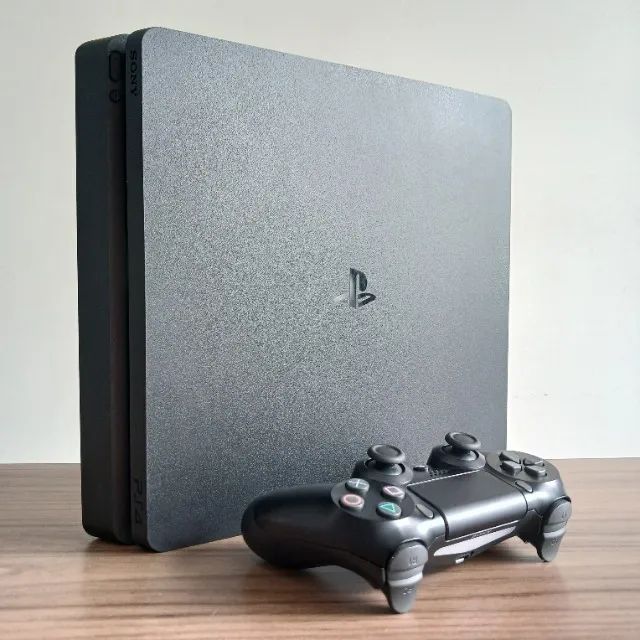 Playstation 4 (SLIM, 01 TB) - Praticamente NOVO + 06 MESES Garantia !!!